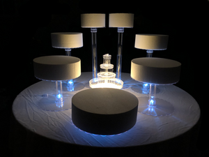 7 Tier Wedding Cake Stand With LED Lights