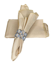 Load image into Gallery viewer, Cloth Napkins Set of 6 – 18x18 Inch Washable Fabric Dinner Napkins – Reusable Square Table Napkins with Hemmed Edges for Weddings, Parties, Restaurants, Hotels, Banquets