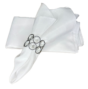Cloth Napkins Set of 6 – 18x18 Inch Washable Fabric Dinner Napkins – Reusable Square Table Napkins with Hemmed Edges for Weddings, Parties, Restaurants, Hotels, Banquets