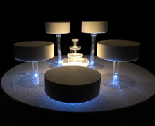 Load image into Gallery viewer, 5 Tier Wedding Cake Stand With LED Lights