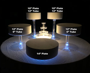 5 Tier Wedding Cake Stand With LED Lights