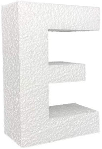 6 Inch White Alphabet Foam Letters - Great for Arts and Craft & DIY