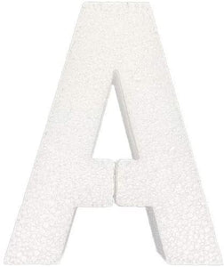 White Wood Letters 6 Inch, Wood Letters for DIY Party Projects (Z)