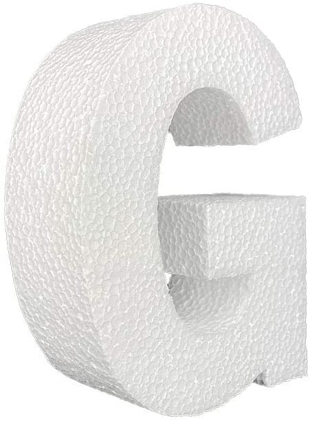 6 Smooth Foam Letters (1 Pc) B