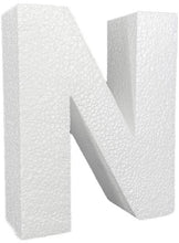 Load image into Gallery viewer, 6 Inch White Alphabet Foam Letters - Great for Arts and Craft &amp; DIY