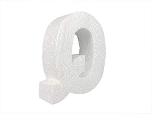 6 Inch White Alphabet Foam Letters - Great for Arts and Craft & DIY