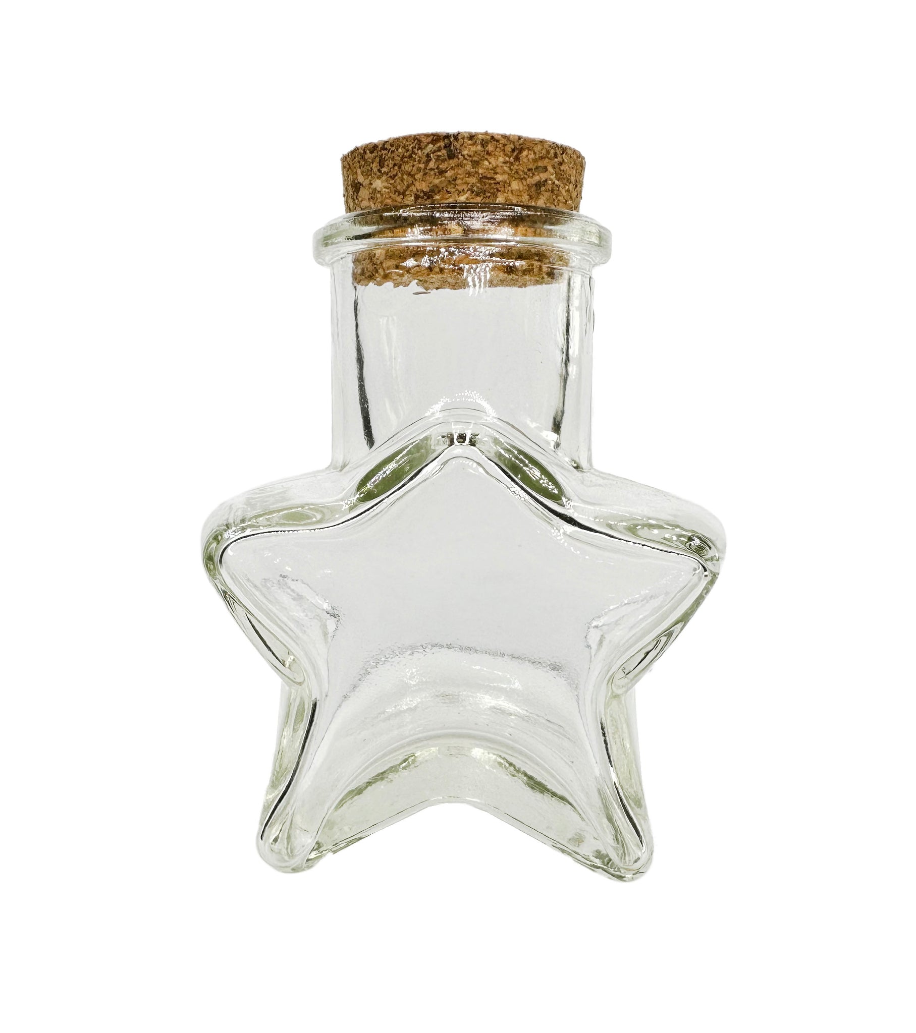 4 Pcs Small Glass Jars with Cork Lids Heart and Star Shaped Candy Jars  Clear Storage Container Jars Wishing Bottles Drift Bottles Cookie Jars  Craft