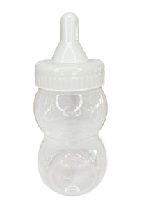 Crafts Central Jumbo Plastic Fillable Baby Shower Milk Bottle, Coin Bank, Favor Decoration