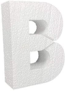 6 Inch White Alphabet Foam Letters - Great for Arts and Craft & DIY