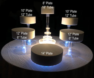 6 Tier Wedding Cake Stand With LED Lights